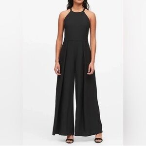 Banana Republic Halter Wide Leg Jumpsuit Size 6